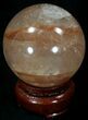 Polished Hematoid (Harlequin) Quartz Sphere #32121-1